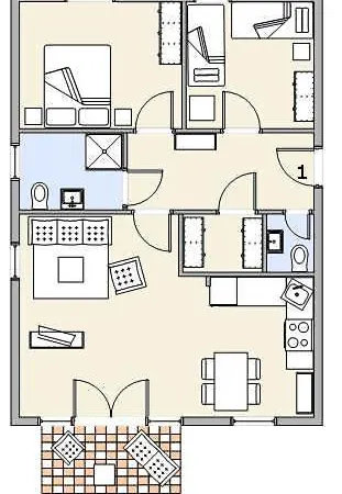 Haus Emilia 1 Lägenhet *